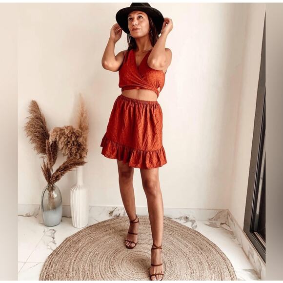 ZARA BLOGGER FAVORITE OPENWORK EMBROIDERED DRESS\ - Picture 6 of 13